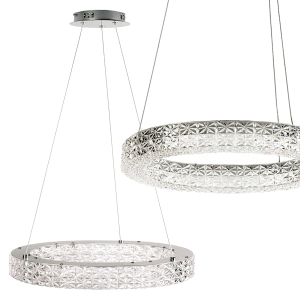 HÆNGELAMPE TOOLIGHT MS005-CP KROM 50CM