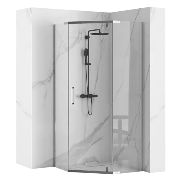 SALG AXIN CHROME 80X80 BRUSEVÆG
