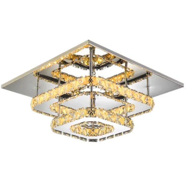 KATTOVALAISIN CRYSTAL PLAFOND LED 24W NELIÖ APP409-C APP410-C