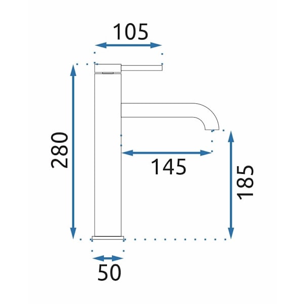 HANDFATSBATTERI JS-B801-1B SPOT SVART HÖG