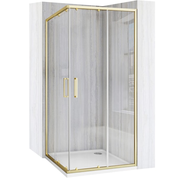 CITY BORSTAD GULD KABIN + SAVOY SVART TRÅG 80x80