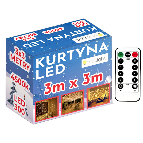 LED-VERHO 300 LÄHDE-LEDIT 3X3M 311334A