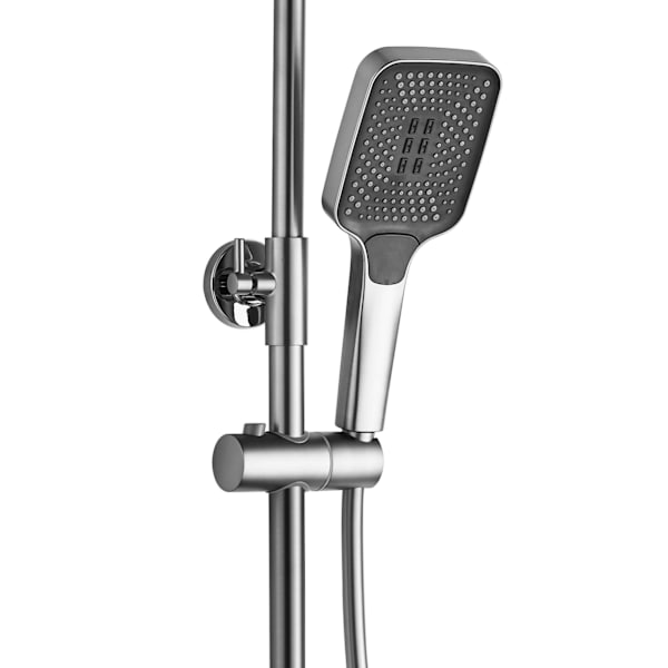 REA HELIX DUSCHSET I BORSTAT NICKEL INOX