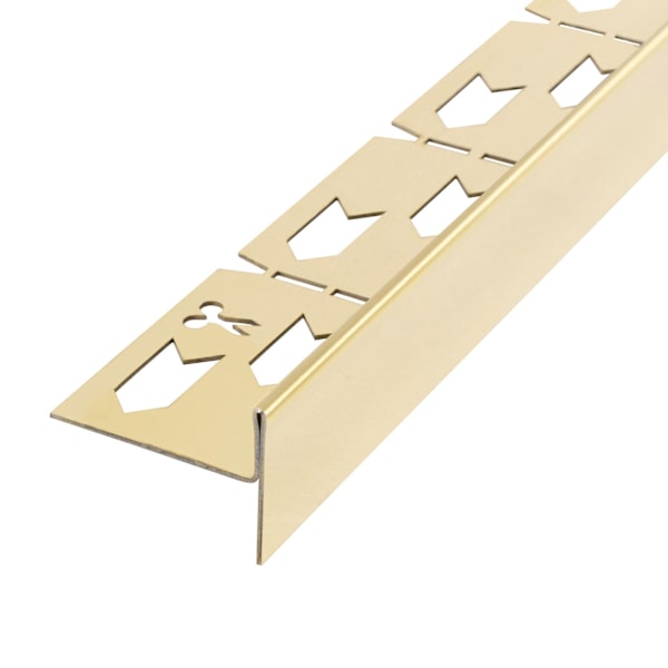 Lutningslist för duschbrunn 120cm Guld Vänster