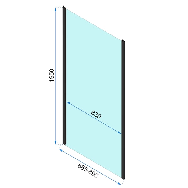 Duschhörna REA Rapid Fold 90x100