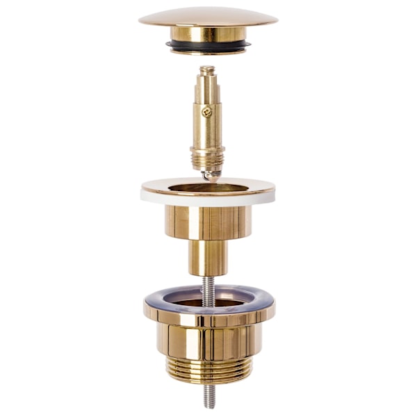TVÄTTSTÄLL CLICK-CLACK SIPHON UNIVERSAL REA ROSA GULD