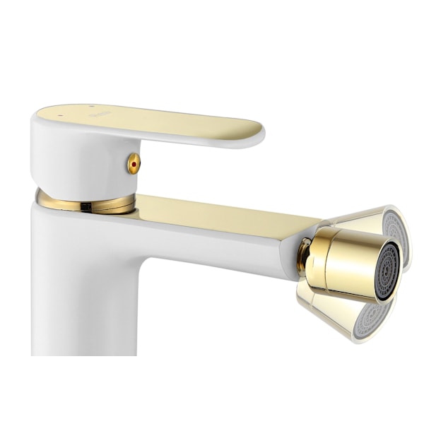 BIDÉBATTERI MY1805-9WG BLOOM VIT/GULD