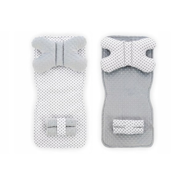 Liggeunderlag 4i1 White/Grey Dots JY08