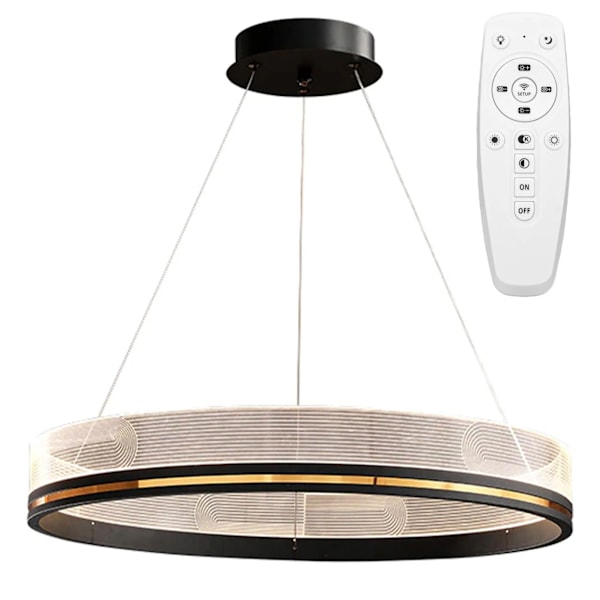 LED hængende lampe app1192-cp sort guld