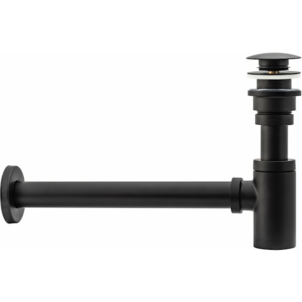 TVÄTTSTÄLL CLICKETY-CLICK SIPHON UNIVERSAL REA SVART MATT