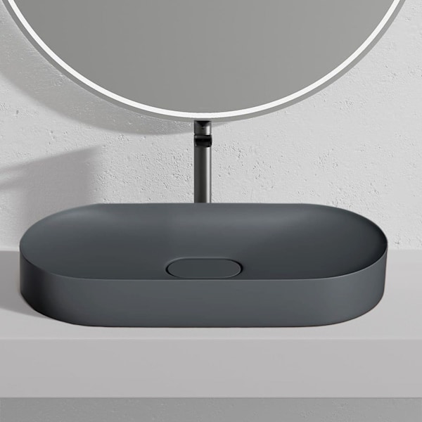 Kompositvask REA IRIS 71 CM Mat Grå