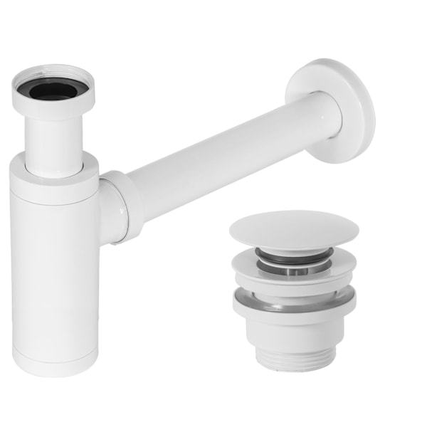 TVÄTTSTÄLL CLICKETY-CLICK SIPHON UNIVERSAL REA VIT