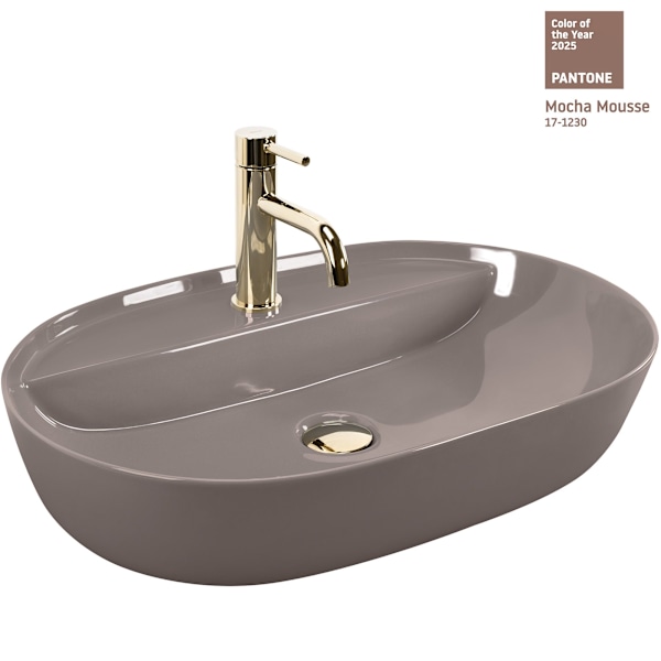 JALUSTALLINEN PESUALLAS REA AURA 61 SHINY BEIGE