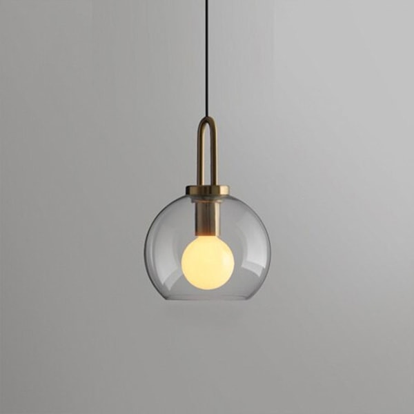 TAK HÄNGANDE LAMPA GLAS SFÄR 20CM APP629-1CP