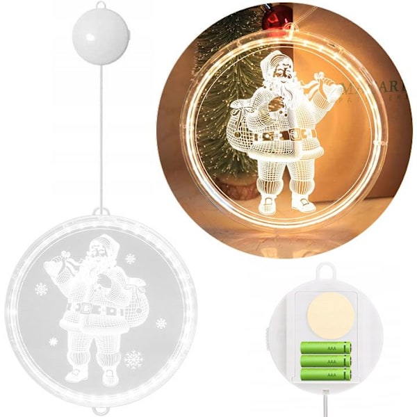 Joulu LED-koriste Joulupukki CD003