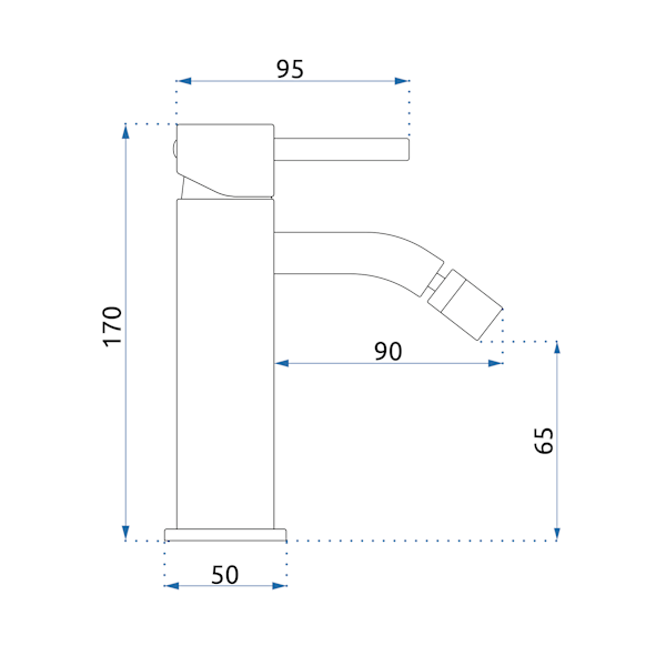 BIDÉBATTERI LUNGO KROM