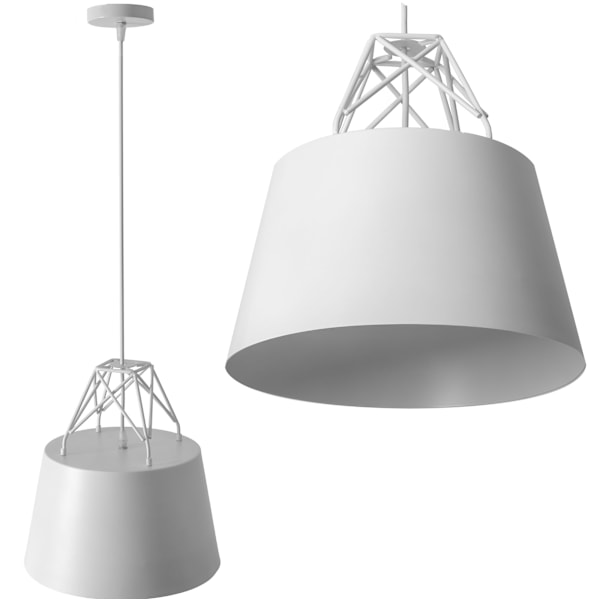 Hängande taklampa metall app423-1cp vit