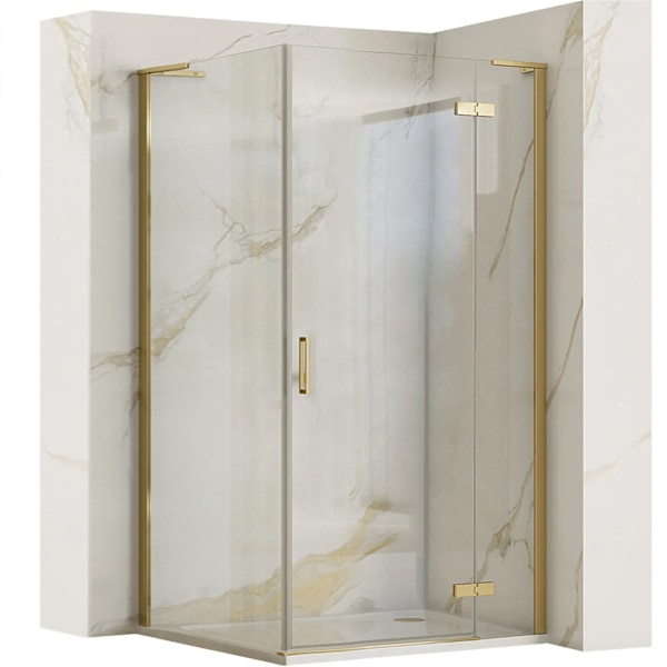 HUGO BORSTAD GULD DUSCHKABIN 100x90
