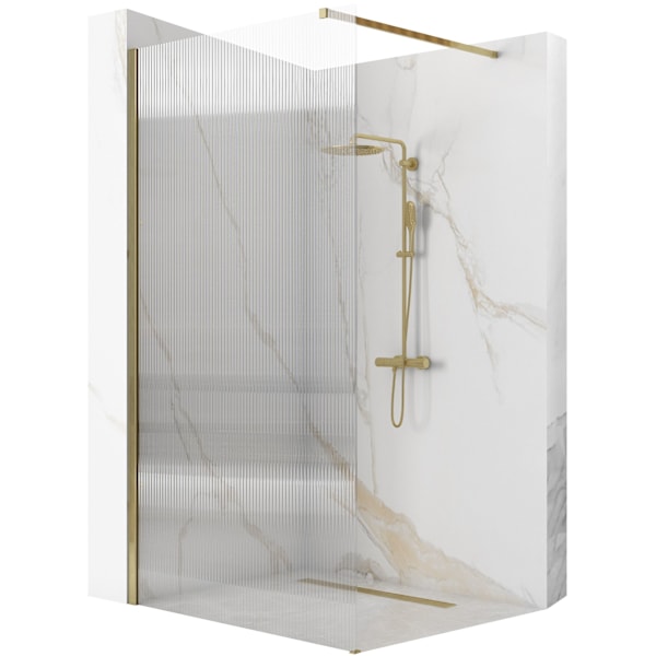 DUSCHWALL REA AERO INTIMO GULD BORSTAD 90