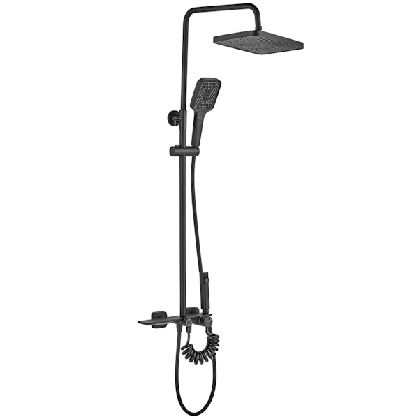 REA HELIX DUSCHSET SVART