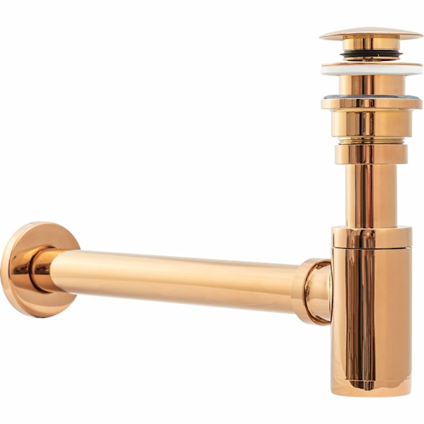 TVÄTTSTÄLL CLICK-CLACK SIPHON UNIVERSAL REA ROSA GULD