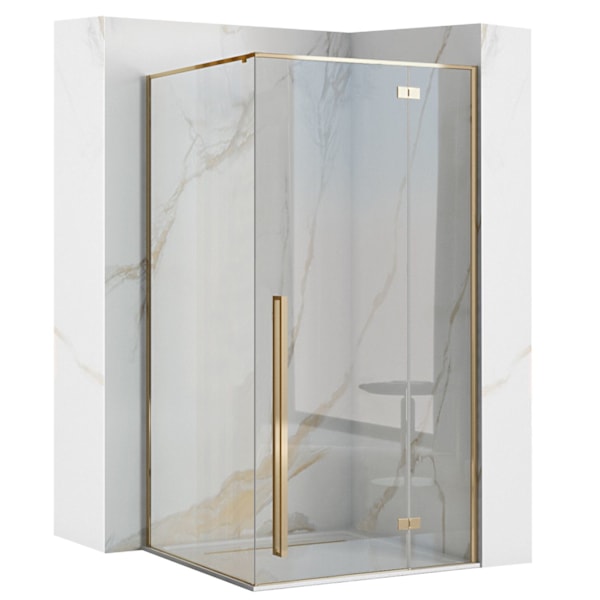SALG FARGO BRUSEKABINE 90X90 GULD