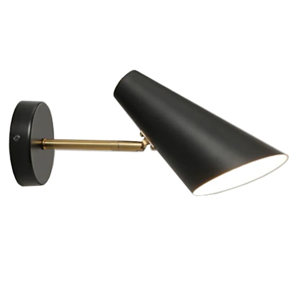 VÄGGLAMPA APP1141-1W SVART