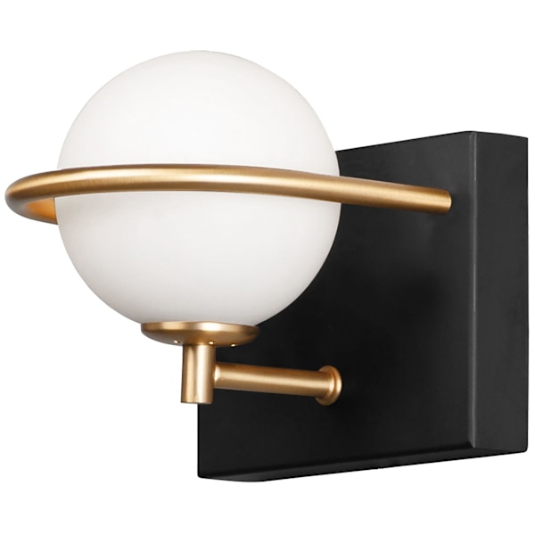 Vägglampa Konsol APP1300-1W Svart Guld