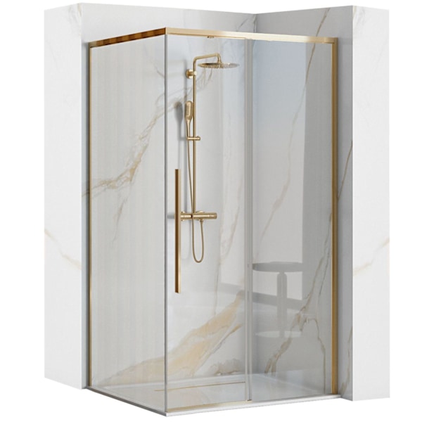 BRUSEKABINE SOL GULD 90X90