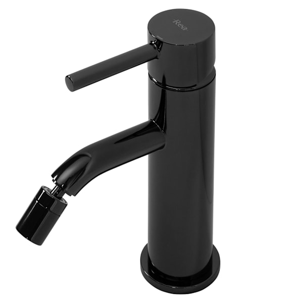 BIDÉBATTERI LUNGO SVART METALLISK
