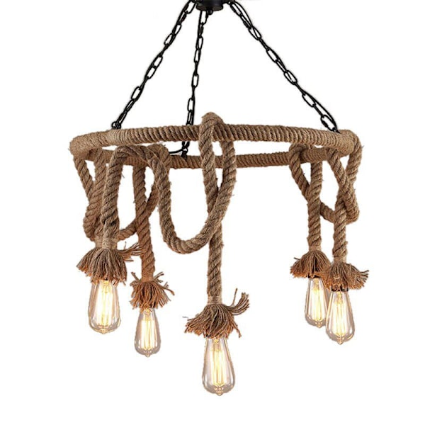 Hängande taklampkrona Boho String 5 E27 App677-5CP