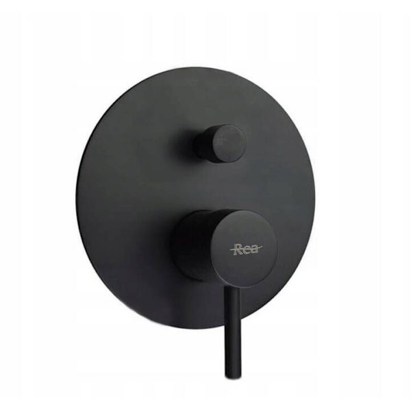 REA LUNGO BLACK + BOX DOLDA INSTALLATION BADKAR/DUSCHSET