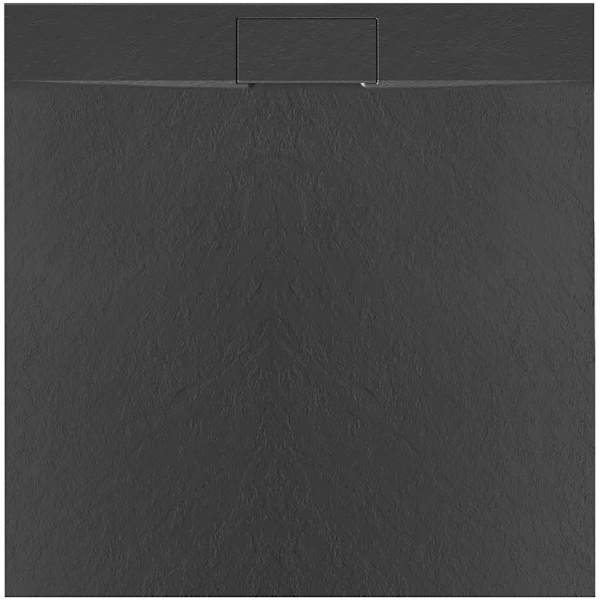BASALT duschkar svart 90X90