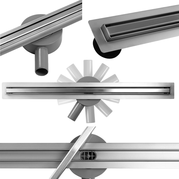 LINJÄR AVLOPPSVENTIL CALANI ECO360 SLIM 60 CHROME