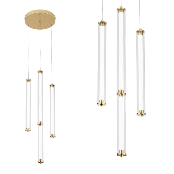 LED RIIPPUVALAISIN TOOLIGHT G024-4CPR GOLD