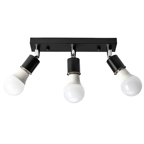 TAK SPOTLIGHT LAMPA PLAFOND APP699-3C SVART