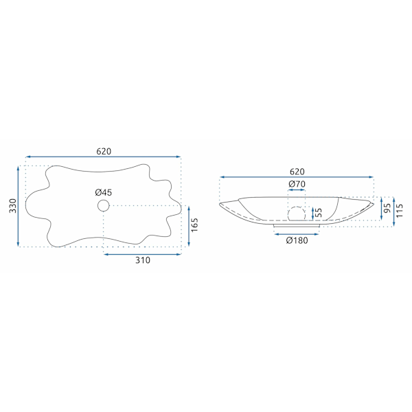 REA INFINITY SVART TVÄTTSTÄLL + PLUGG