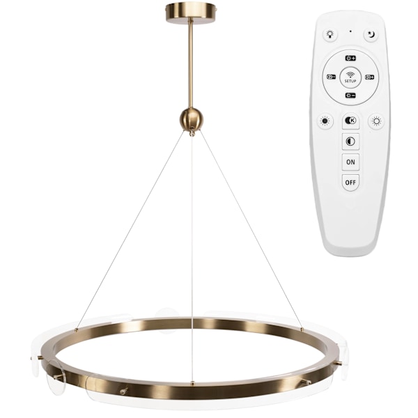 HÆNGENDE LOFTSLAMPE TOOLIGHT LED APP1549-CP BRUSH GOLD