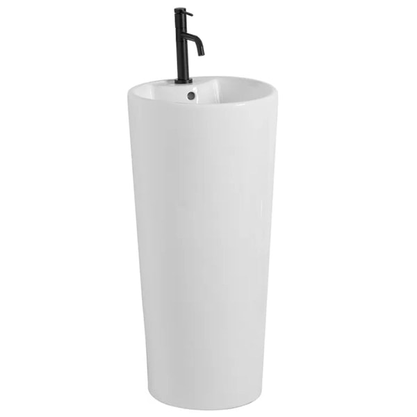 KERAMISK FRITSTÅENDE HÅNDVASK BLANK