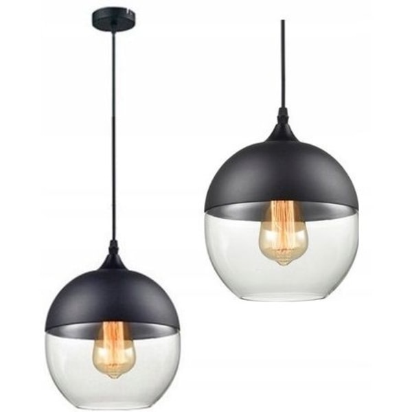 LOFT GLAS VEDHÆNG LAMPE ZENITH EN SORT