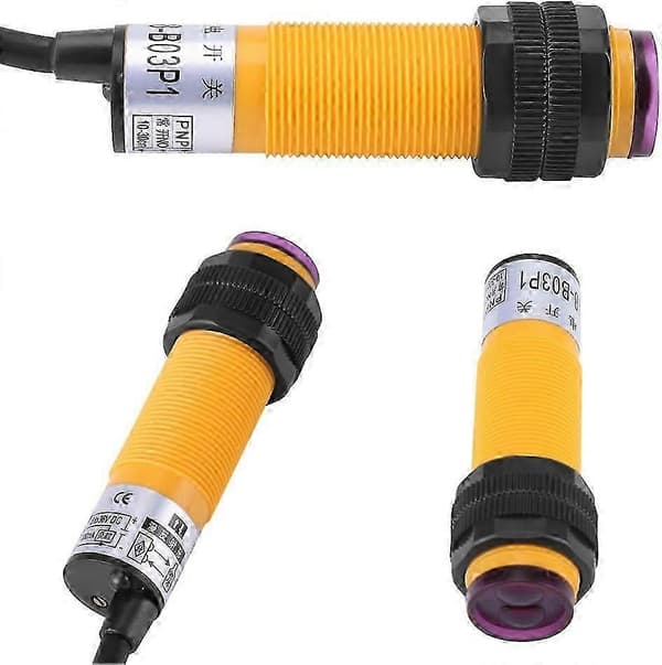 2025 636 VDC 3-leder 636V PNP IR Fotoelektrisk Sensorafbryder E18B03P1