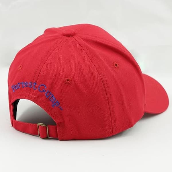 Bubba Gump Baseball Cap Justerbar Shrimp Co. Broderte Forest Gump Kostymehatter red