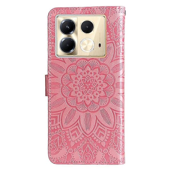 PU-telefondeksel for Infinix Note 40 5G Pink