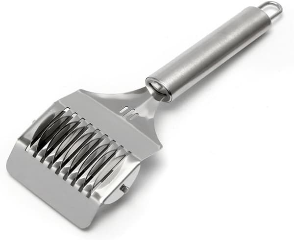 21x7x3.1cm Høykvalitets Nuddelgitterrulle i Rustfritt Stål Deigkutter Pasta Spaghetti Maker for Kjøkkenmatlaging