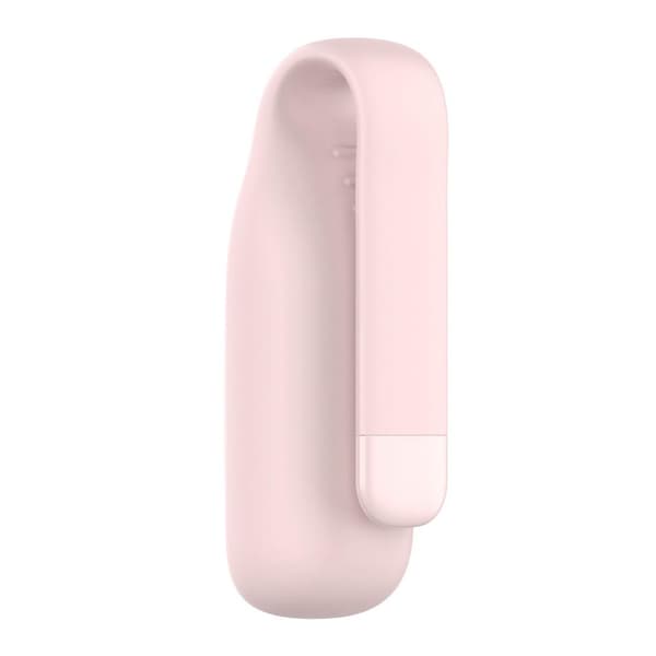 Silicone Wristband for Fitbit-Luxe with Protective Case, Metal Clip and Hook Pink
