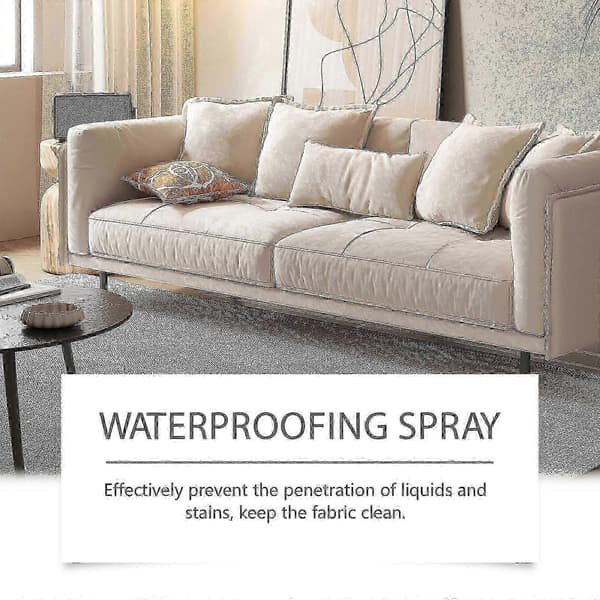 Vandtæt Stofspray til Møbler - 100 ml Plet-, Vandafvisende, Nem Anvendelse, Langvarig Beskyttelse til Polstring, Gardiner, Hynder
