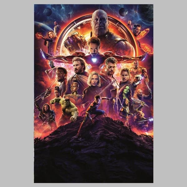5D Diamantmaling Avengers Serie 1 DIY Fuld Diamant Dekorativ