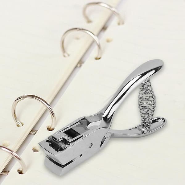 Handhållen Kraftig Metall Enkel Oval Hål Slitsstans 13,7 cm