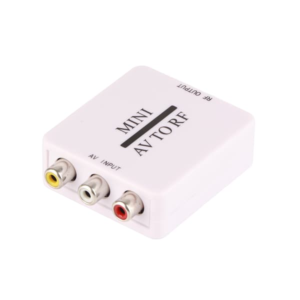 AV til RF-omformer TV-signalsvitsj RF 67.25Mhz 61.25Mhz AV til RF