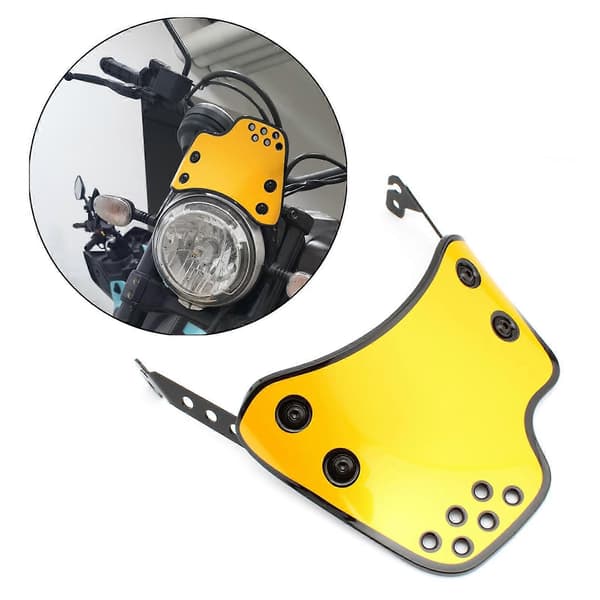 Forlygtebeskytter i net til alle Ducati Scrambler 1100 800 Yellow 5.3x7.4inch